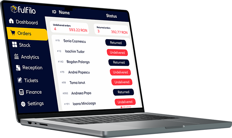 Retururi și refuzuri — gestionate cu precizie